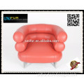 Unique styke mdoern colorful Bibendum Chair/leather chair with steel base
